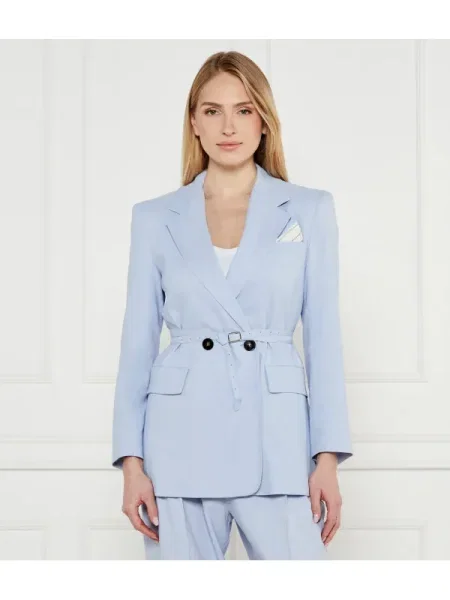 Marella Jachetă cu un pătrat de albastru