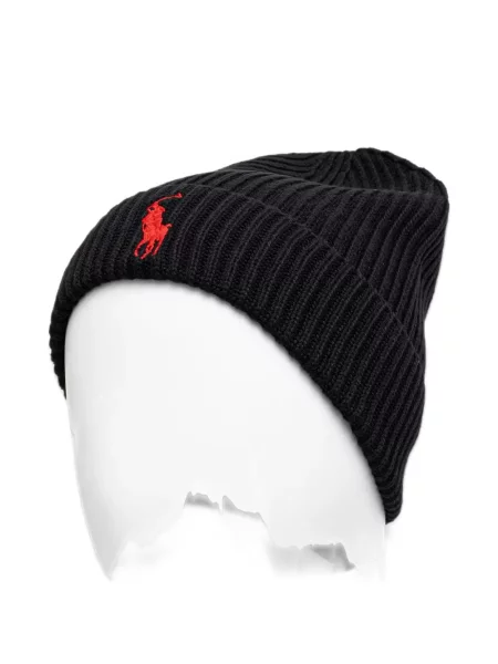 Карирана шапка Polo Ralph Lauren с автограф бяло