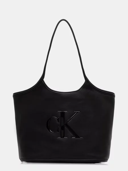 Blugi Calvin Klein din piele negru