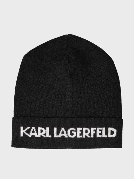 Шапка Karl Lagerfeld чорна