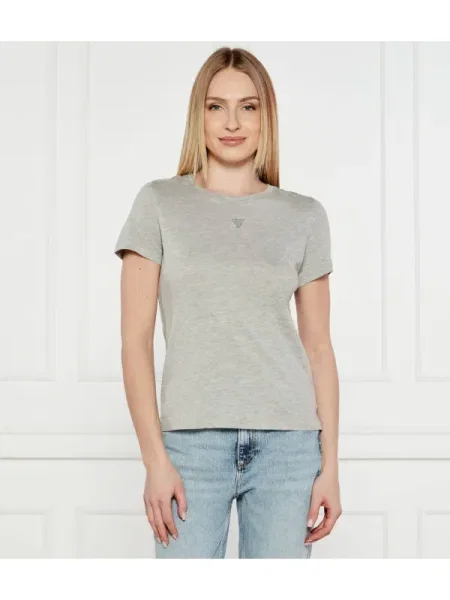 GUESS Tricou | Longline Fit gri