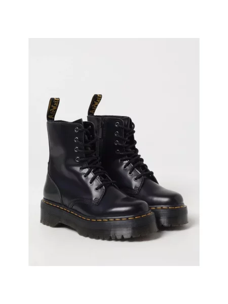 Botki Dr. Martens skórzane retro czarne