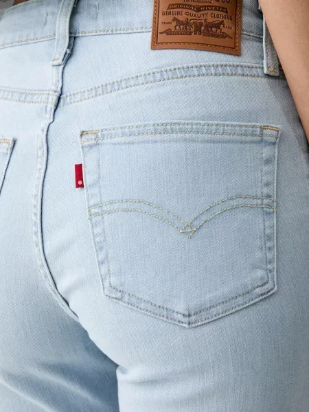 Levi's дънки flare дамски HR FLARE синьо
