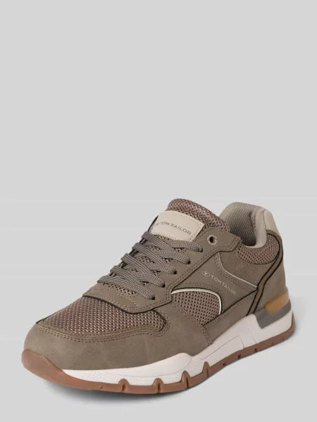 Sneakersy o niskim kroju z wstawką z siateczki Tom Tailor