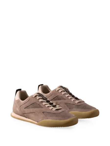 Sneakerși Calvin Klein plasă maro