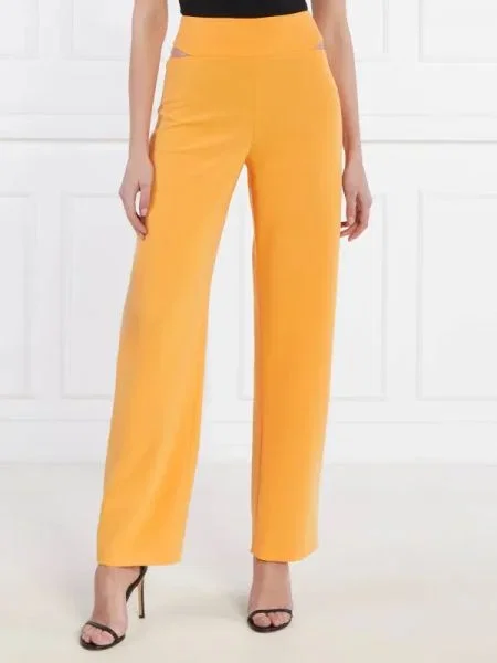 Patrizia Pepe Pantaloni | Straight fit portocaliu