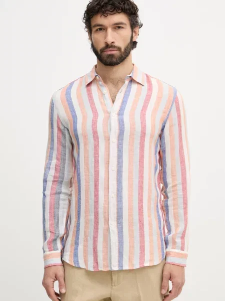 United Colors of Benetton сорочка лляна