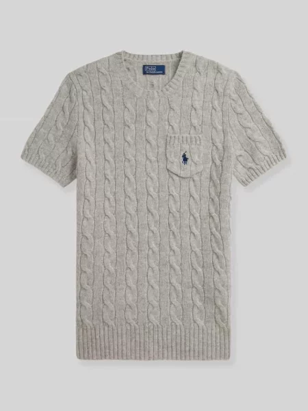 Sweter w kroju regular fit z mieszanki wełny z wyhaftowanym logo Polo Ralph Lauren