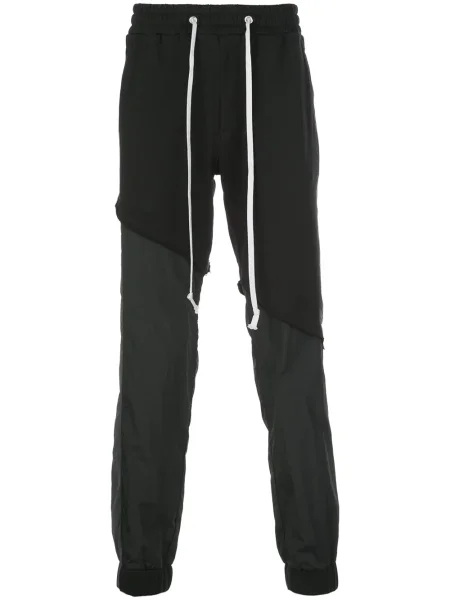 Pantaloni God's Masterful Children din material terry negru