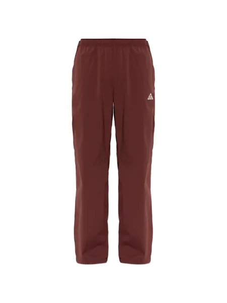 Pantaloni Nike cu broderie alergare roșu