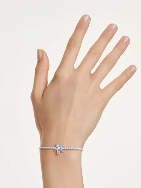 Swarovski náramok dámsky kovový Ariana Grande x Swarovski zelená