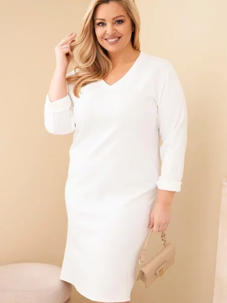 Odgovarati haljina Kesi Włoski bijela