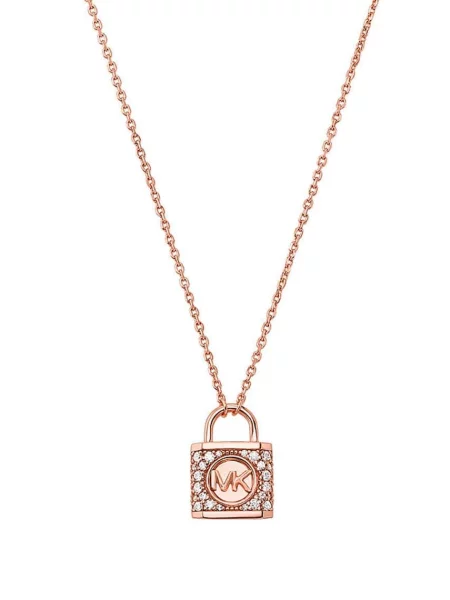 Позлатено сребърно колие Michael Kors