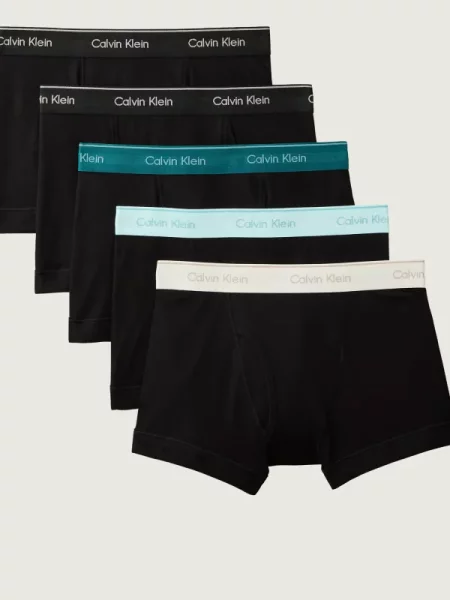 Calvin Klein Underwear Boxeri azuriu / verde smarald / roz pastel alb negru