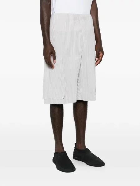 Шорти Homme Plissé Issey Miyake с връзки сиво