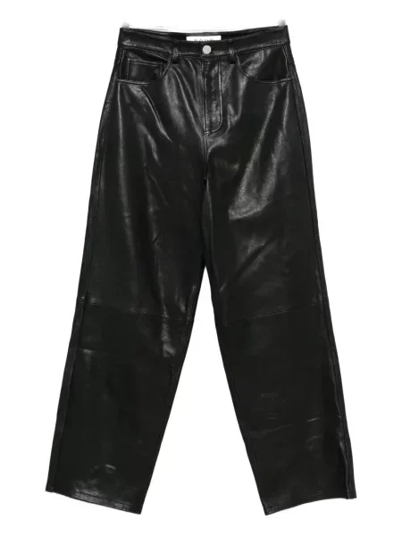 Pantaloni Róhe din piele negru