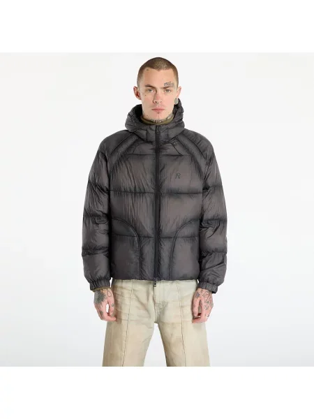 Geacă cu puf Represent cu glugă negru