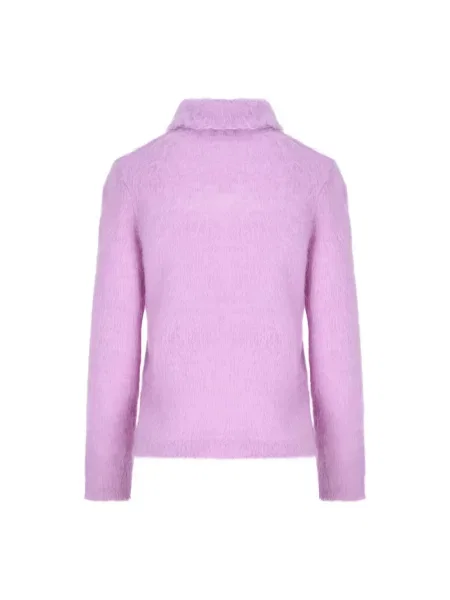 Sweter Chloe wełniany fioletowy