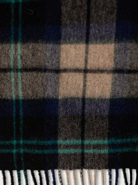 Barbour fular de lână verde