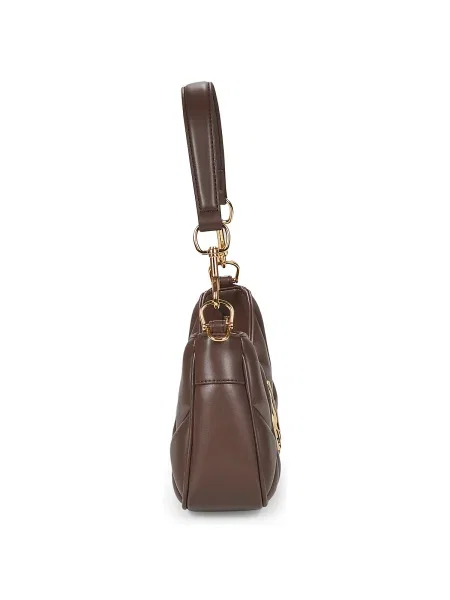 Geanta crossbody Love Moschino maro