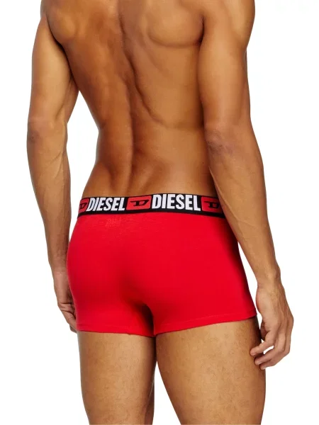 DIESEL Boxerky UMBX-DAMIENTHREEPACK sivá / červená čierna