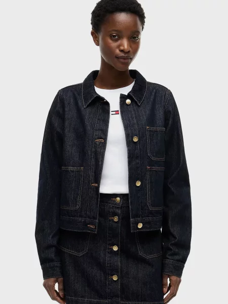 Джинсова куртка Tommy Hilfiger синя