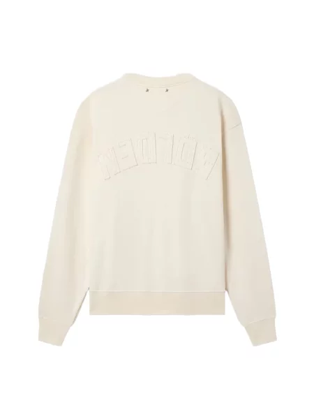 Bluza Golden Goose z przetarciami biała