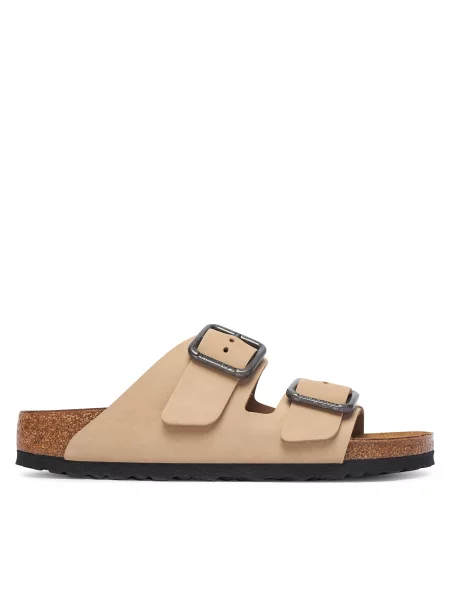 Чехли Birkenstock Arizona Wire Buckle бежов