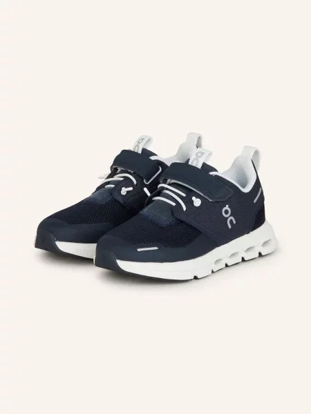 On Sneakersy Cloud Play blau granatowe