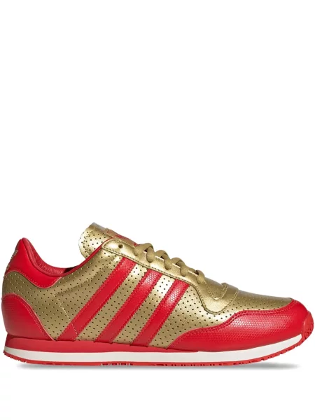 Sneakerși Adidas Samba din piele roșu