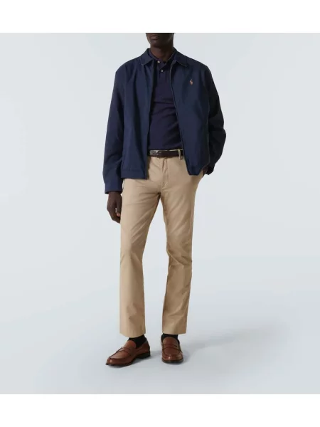 Polo majica Polo Ralph Lauren z avtogramom modra