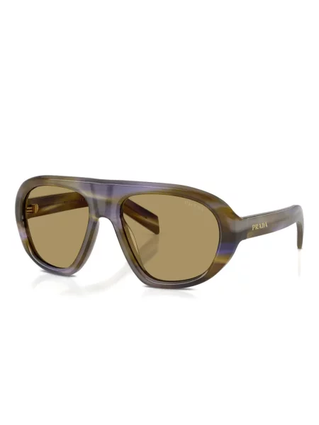Sluneční brýle Prada Eyewear zelené