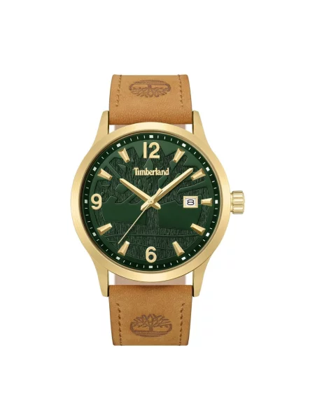 TIMBERLAND Analogové hodinky Date watch Trumbull' hnědá