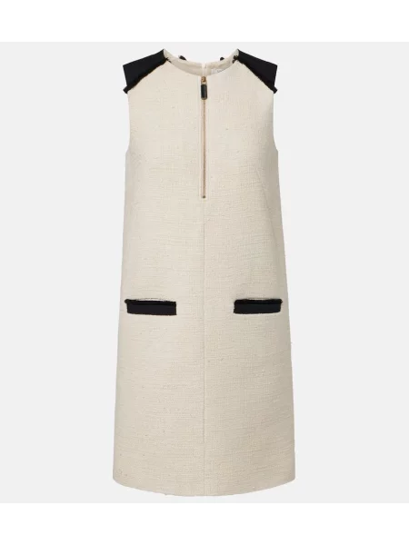 Rochie midi Max Mara de in până la genunchi de costum alb