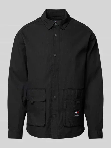 Tommy Jeans Koszula Wierzchnia schwarz czarna