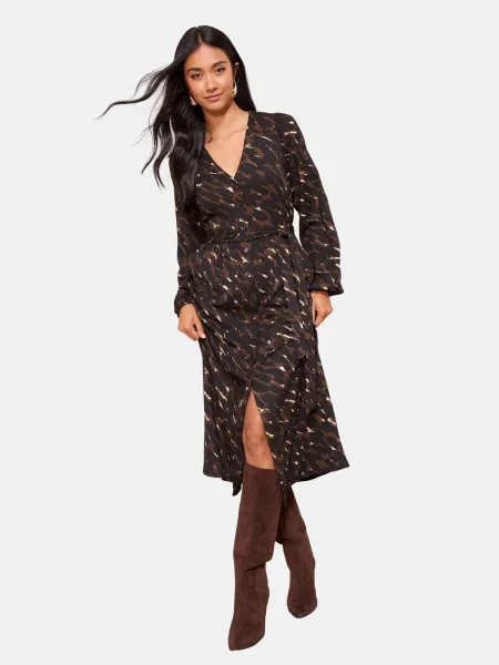 Friends Like These Dolga srajca svetlo / rjava / temno rjava bež