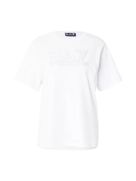 Emporio Armani Tricou argintiu alb