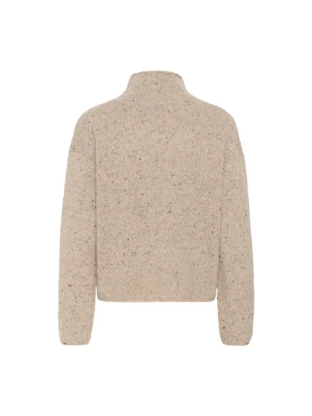 Sweter z golfem Part Two beżowy
