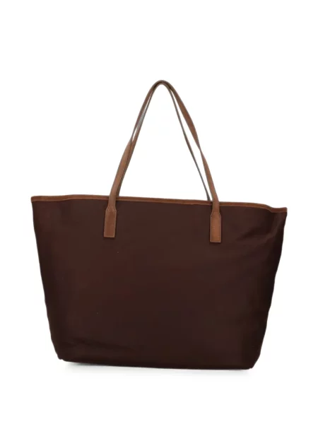 Geantă shopper Mc2 Saint Barth cu aplicații maro