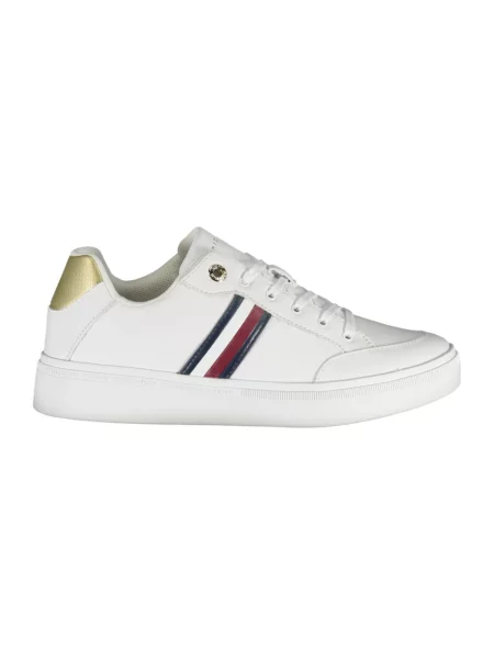 Trampki Tommy Hilfiger skórzane sznurowane białe