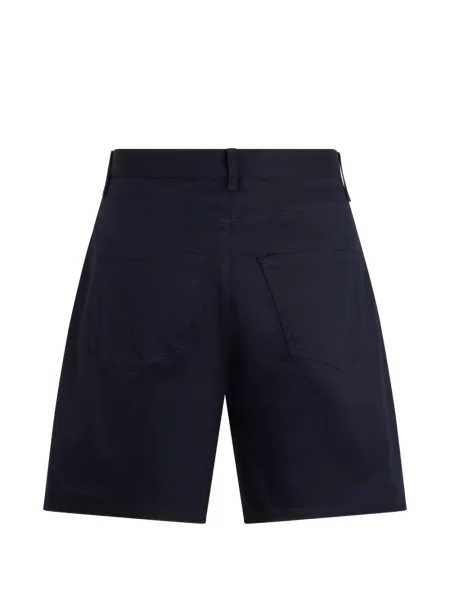 Pantaloni scurți Moschino cu autograf albastru