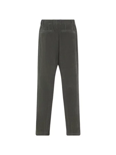Pantaloni Canali de catifea cord verde
