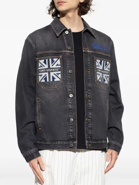 Geacă Off-white alb