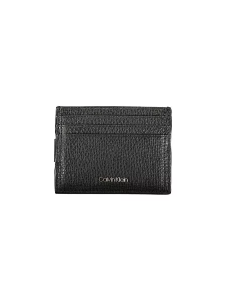 Portfel Calvin Klein skórzany elegancki czarny