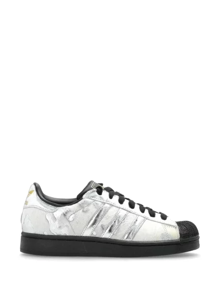 Lung tricou Adidas cu imagine plasă alb