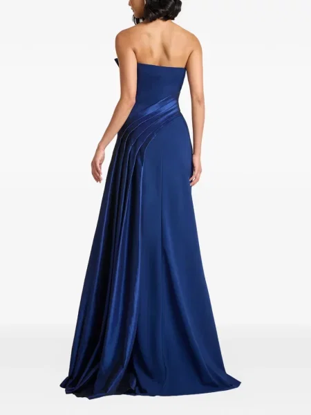 Maxi suknele Tadashi Shoji be petnešėlių mėlyna