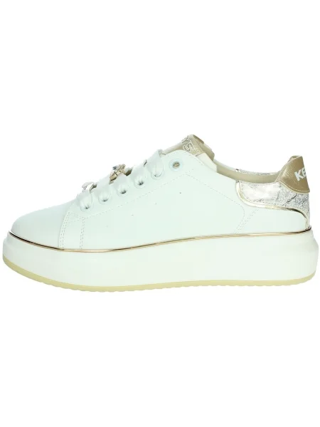 Pantofi Keys alb