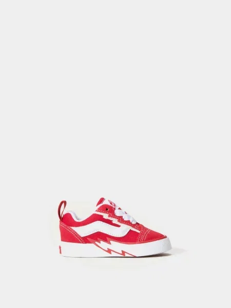 Дитячі Кеди низькі Vans KNU SKOOL ELASTIC LACE BOLT шкіра/текстиль червоний