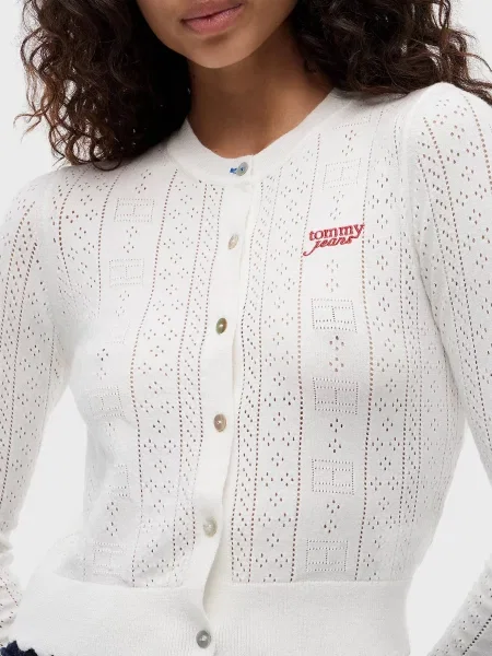Кардиган Tommy Jeans белый