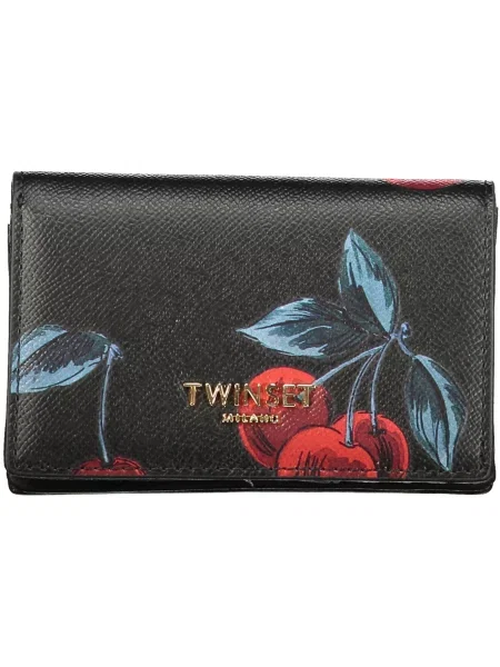 Portofel Twinset din piele negru